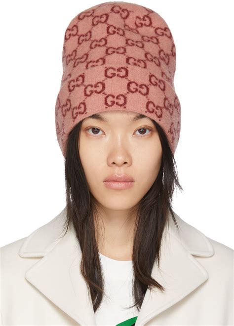 Gucci pink beanie